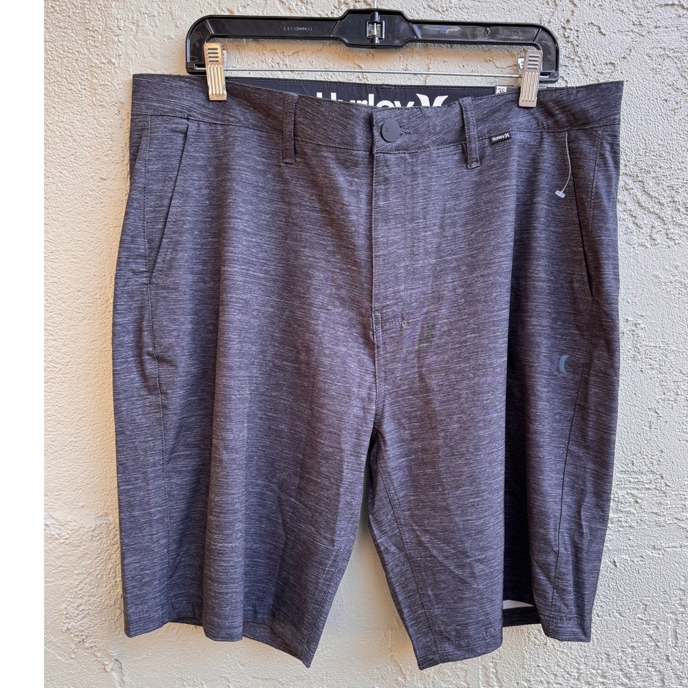 Hurley NEW Mens Charcoal Heather Swim Shorts SZ 36 Outdoors Swim Water Beach